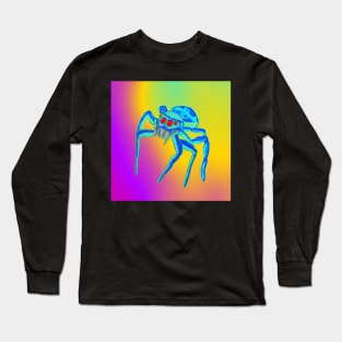 Jumping Spider Drawing V7 Long Sleeve T-Shirt